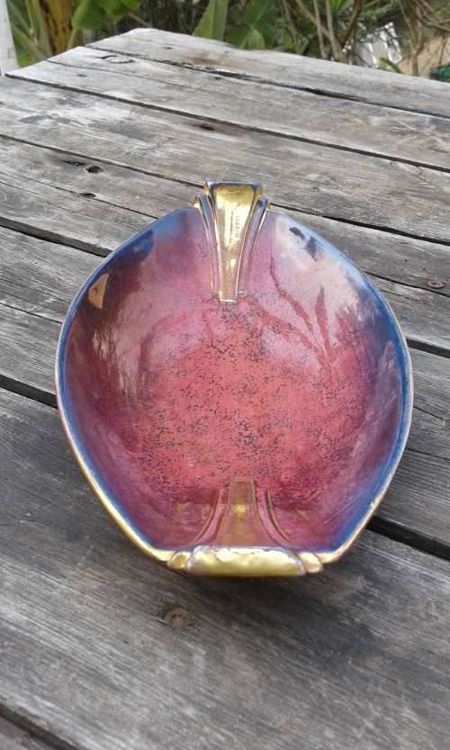 Beautiful Art Deco Rouge Royale Carlton Ware Dish Platter 23cm x 12cm