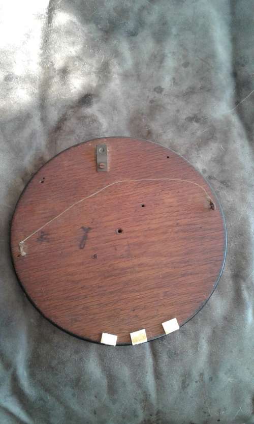 Mid Century Modern 1960s Wood And Pewter Wall Plaque Wall Hanging