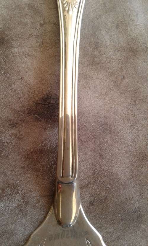 Vintage Silver Plated Large Square Cake Pie Lifter