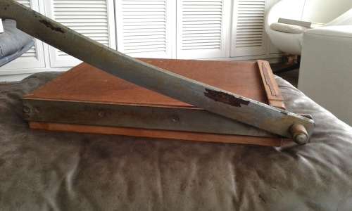 Vintage Paper Guillotine Made In Japan