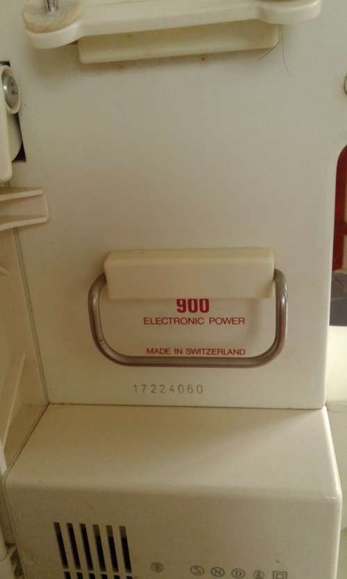 Rare Vintage Bernina Nova 900 Sewing Machine With Case Accessories Foot Control Switzerland