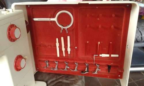 Rare Vintage Bernina Nova 900 Sewing Machine With Case Accessories Foot Control Switzerland