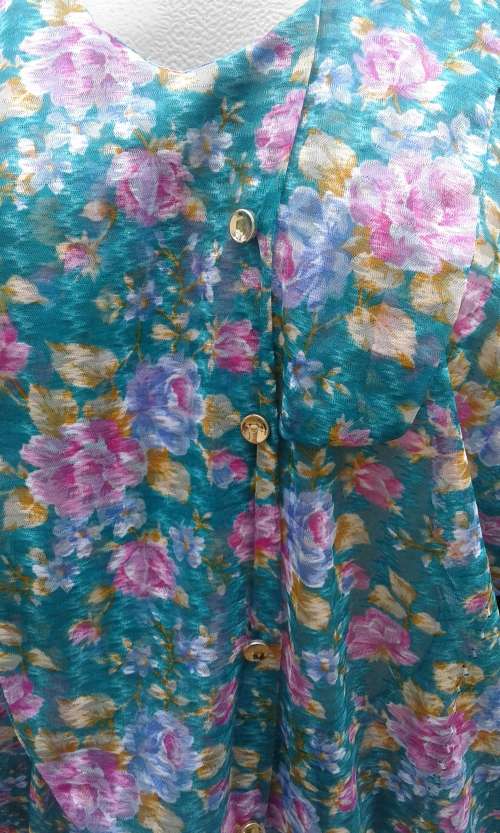 Vintage 1970s Two Piece Skirt And Top Dress Size16