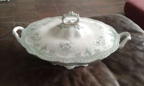 Antique SELWYN Alfred Meakin Royal Semi Porcelain Soup Bowl Casseroles Dish No 47