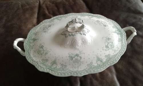 Antique SELWYN Alfred Meakin Royal Semi Porcelain Soup Bowl Casseroles Dish No 47