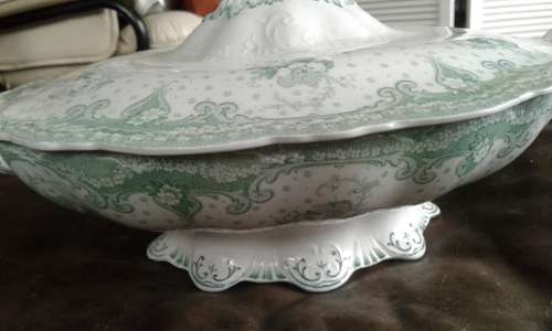 Antique SELWYN Alfred Meakin Royal Semi Porcelain Soup Bowl Casseroles Dish No 47