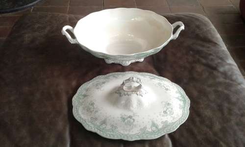 Antique SELWYN Alfred Meakin Royal Semi Porcelain Soup Bowl Casseroles Dish No 47