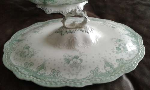 Antique SELWYN Alfred Meakin Royal Semi Porcelain Soup Bowl Casseroles Dish No 47