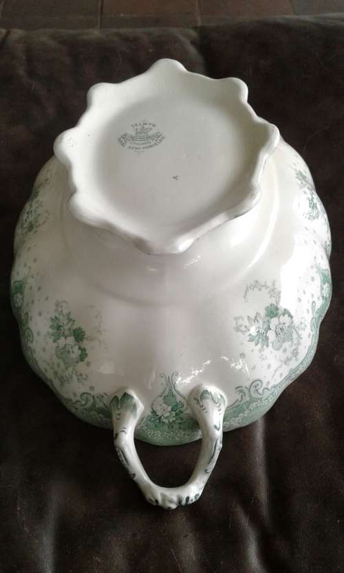 Antique SELWYN Alfred Meakin Royal Semi Porcelain Soup Bowl Casseroles Dish No 47