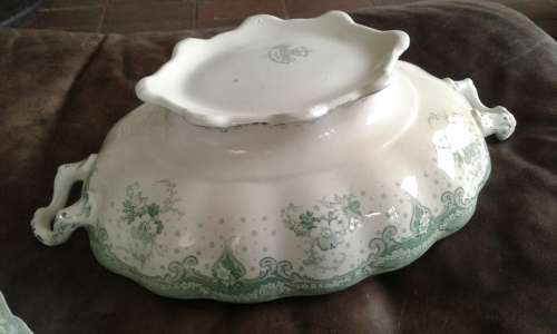 Antique SELWYN Alfred Meakin Royal Semi Porcelain Soup Bowl Casseroles Dish No 47