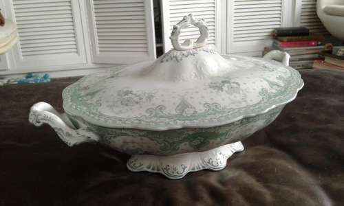 Antique SELWYN Alfred Meakin Royal Semi Porcelain Soup Bowl Casseroles Dish No 47