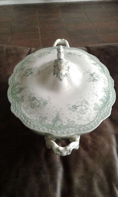 Antique SELWYN Alfred Meakin Royal Semi Porcelain Soup Bowl Casseroles Dish No 47