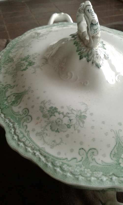 Antique SELWYN Alfred Meakin Royal Semi Porcelain Soup Bowl Casseroles Dish No 47