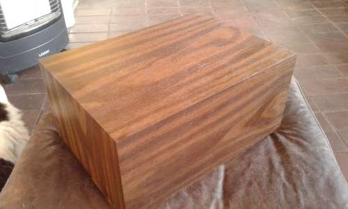 Vintage Mid Century Modern Wooden Audio Cassette Tape Storage Box Holder For 72 Cassettes