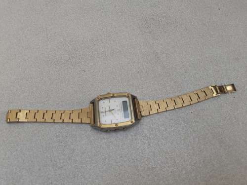 Vintage Rare BULOVA Caravelle Quartz Chronograph Mens Watch 1960s Original Wrist Band Not Tested