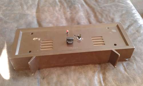 Rare Vintage Bakelite Japan Rhythm Alarm 2 Jewel Music Box Clock No.5119