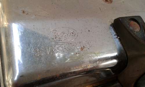 Vintage 1960s Berda Snackwich Aluminum And Bakelite Sandwich Maker Working