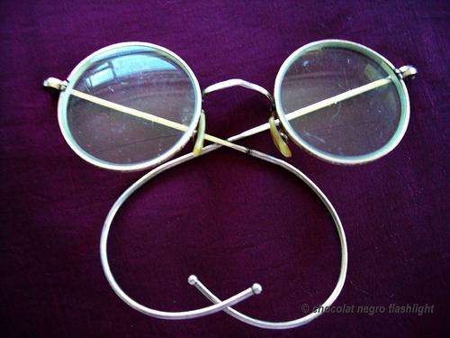 ANTIQUE ART NOUVEAU GOLDEN EYEGLASSES CIRCA 1910 OR EARLIER