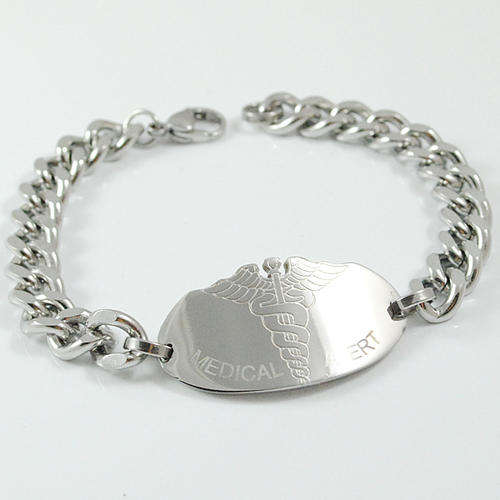 Stainless Steel Medical Alert Bracelet