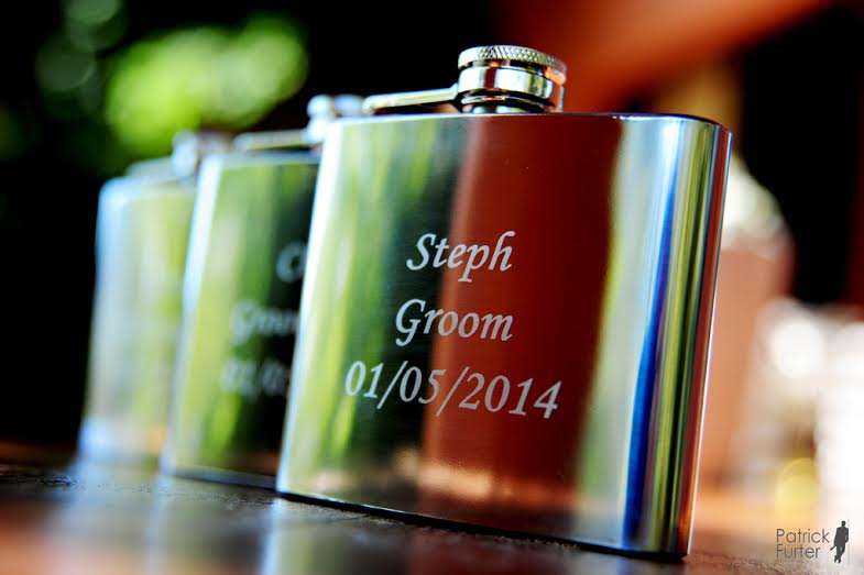 Wedding or Best man Hipflask
