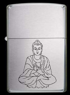 Buddha Zippo Style Oil Lighter