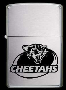 Cheetahs Rugby  Zippo Style Oil Lighter