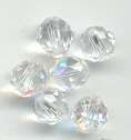 Sale 5025 swarovski crystal beads faceted oval 4mm crystal 20 units