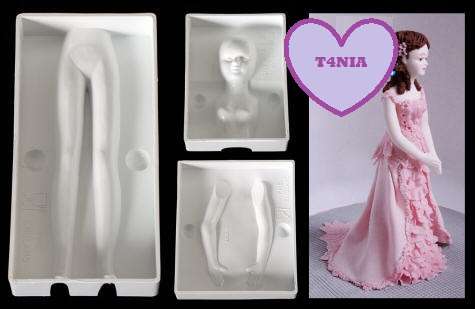 Fondant Mold - 3D Women