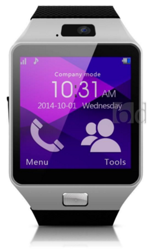 Bluetooth Smartwatch Ph, Sim Card, Camera, Sleep Monitor, SD Card, MP3, Audio & Video - GOLD /Silver