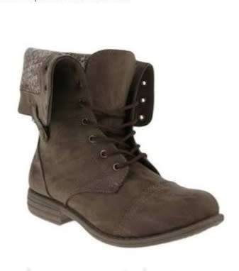 Utopia Combat Boots Size 7 Brown