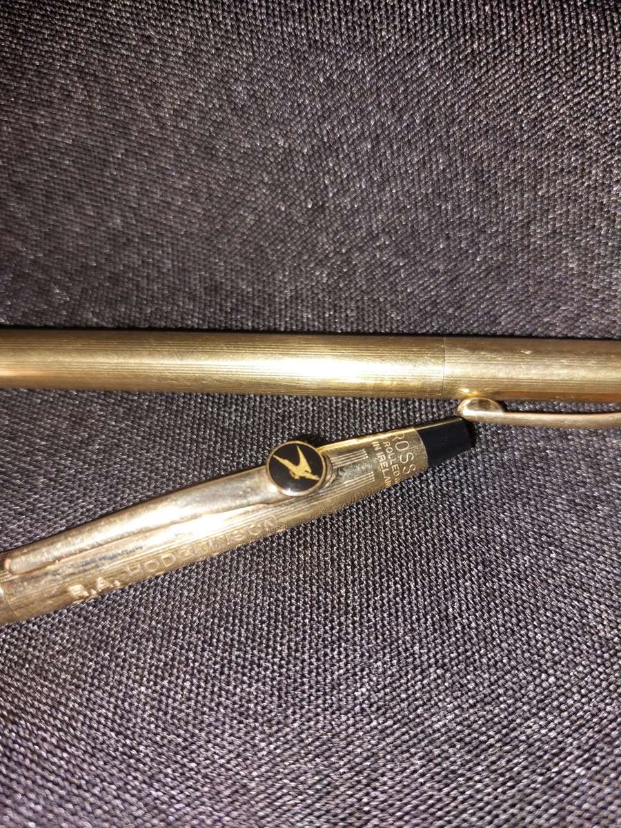 Cross 10KT Rolled Gold Pen and Pencil Set (Classic Century)