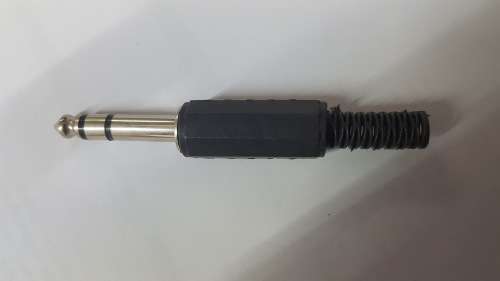6.3 STEREO MALE PLASTIC PLUG