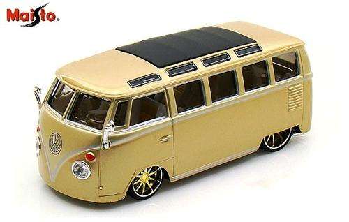 Maisto 1:24 Volkswagen Samba - Gold