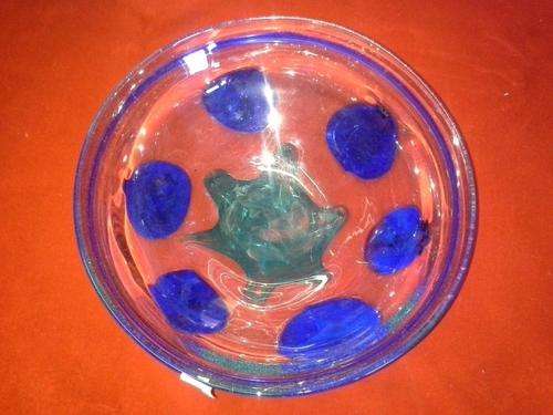 Glass bowl by South African artist Shirley Cloete