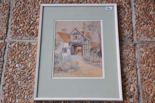 VERY WELL DONE,VERY DETAILED WC,SIGNED BY ARTIST