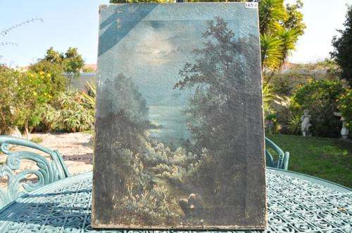 OLD BRITISH PAINTING,OIL ON CANVAS