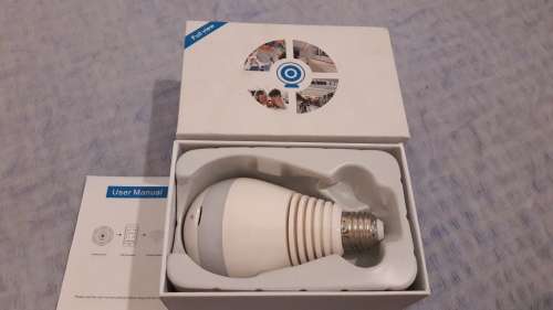 Screw type Light fitting Panoramic surveillence Camera YHT_E18