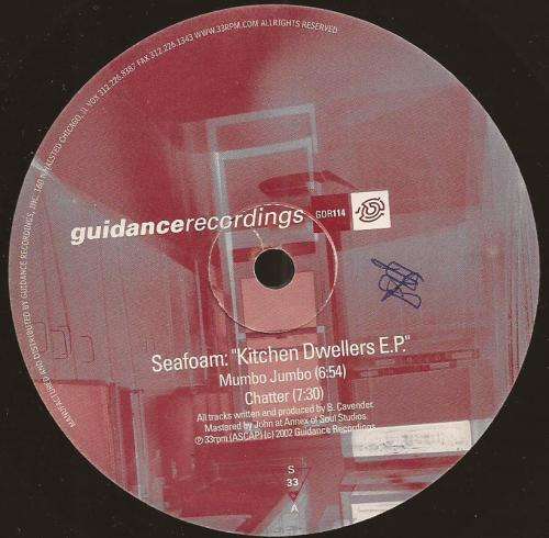 SEAFOAM - KITCHEN DWELLERS EP - 12" VINYL (DEEP HOUSE / DOWNTEMPO / TECH HOUSE)
