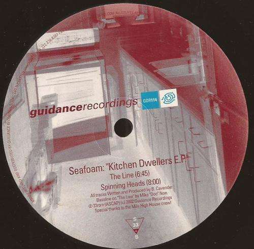 SEAFOAM - KITCHEN DWELLERS EP - 12" VINYL (DEEP HOUSE / DOWNTEMPO / TECH HOUSE)