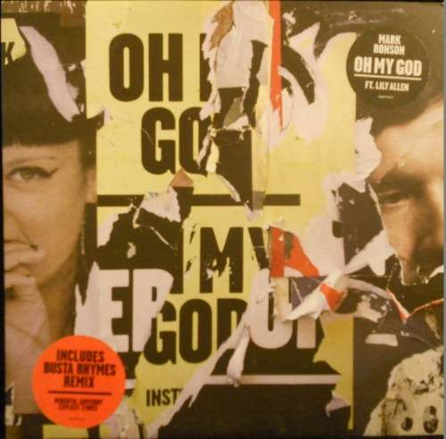 MARK RONSON FT. LILY ALLEN - OH MY GOD - 10" VINYL
