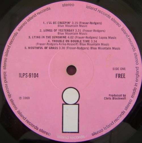 FREE - FREE - VINYL LP