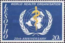 1973 The 25th Anniversary of World Health Organization 7. April