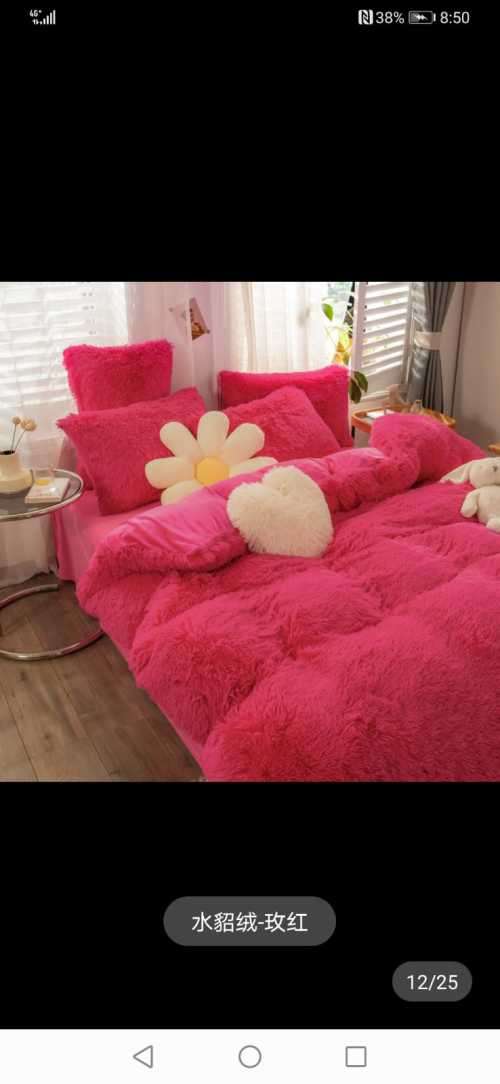 5 pieces Fluffly Queen size Comforter