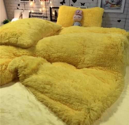 fluffy comforters