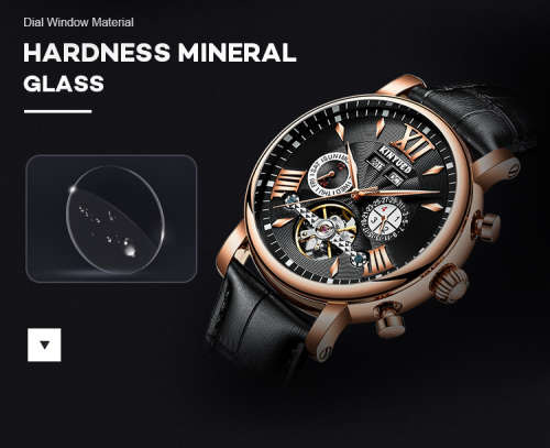 KINYUED - Original Luxury Brand Automatic Mechanical Tourbillon Men`s Wrist Watch