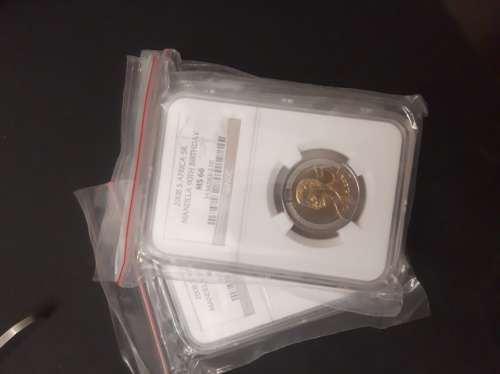 2008 SA R5 Mandela 90th Birthday MS66