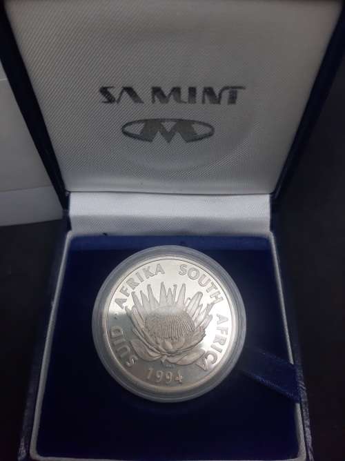 1994 Proof Silver Protea R1