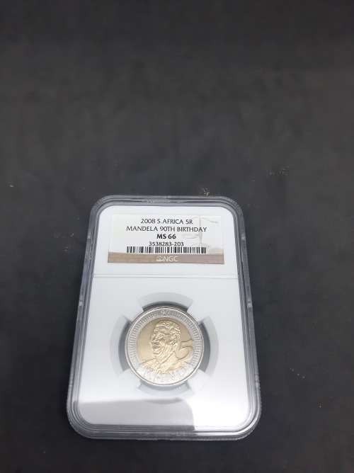 2008 Mandela 90th Birthday MS66 NGC