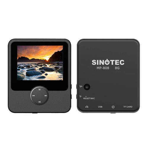 SINOTEC 8GB MP3 player with Video and Camera (MP-808)