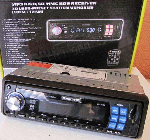 MP3/USB/SD/MMC RDS AM/FM CAR RADIO - 4 X 45W WITH RCA OUT/IN